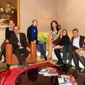 Raffaela Salis and colleagues at Highlights Munich, 2011 with editor-in-chief of ad architectural diges Oliver Jahn